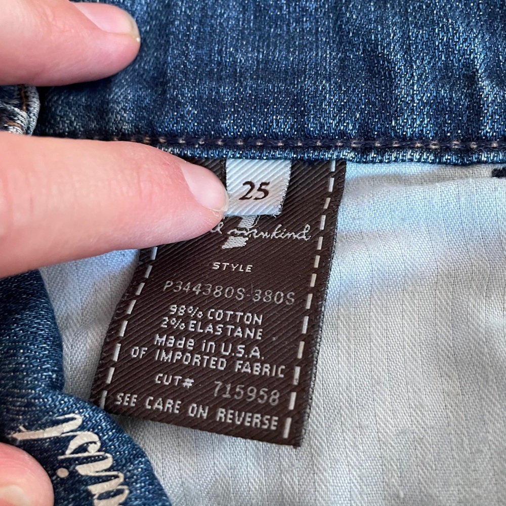7 For All Mankind Bootcut High Rise Jeans - Picture 7 of 7